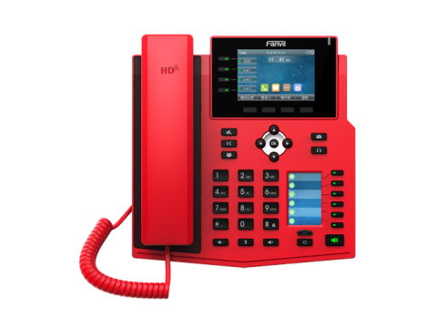 方位 Fanvil X5U-R中国红商务IP话机