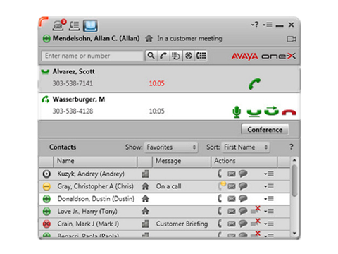 Avaya Presence Server 状态服务